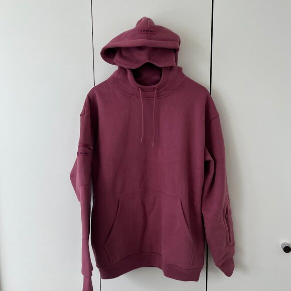 COMFRT Airplane Mode Travel Hoodie | BERRY M - Picture 4 of 7
